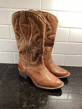 Coconuts by Matisse Legend Tan Western Cowboy Boots Size 5M